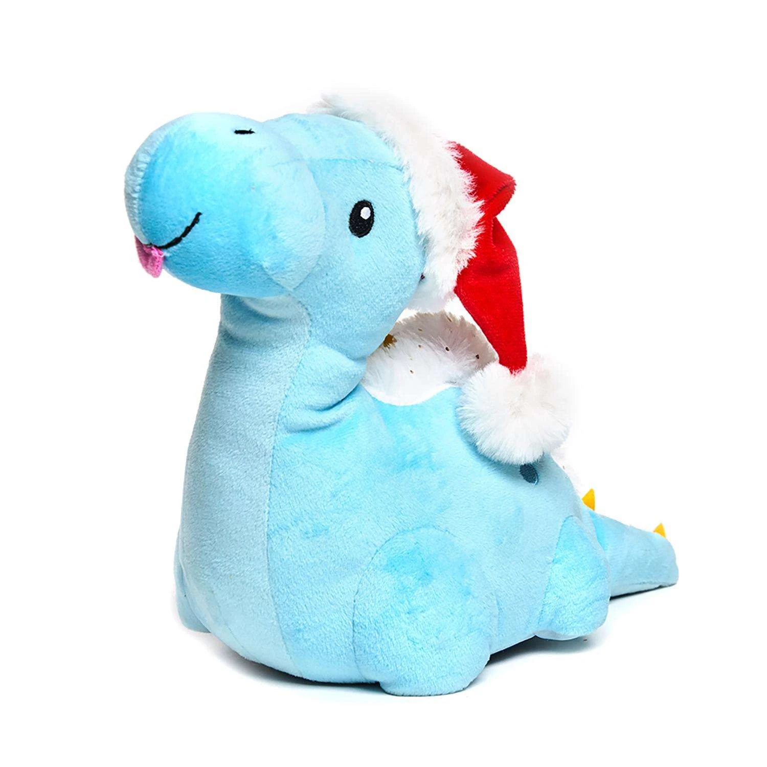 Cuddle Barn Blue Waddlesaurus Holiday Dinosaur Animated Decor 9 In. 3 Cuddle Barn Blue Waddlesaurus Holiday Dinosaur Animated Decor 9 In.