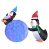 Occasions LED Blue Penguins And Snowball 5 Ft. Inflatable -Alpine Sales Store 573f2e49 f44e 4219 8636 595f9e26fb41