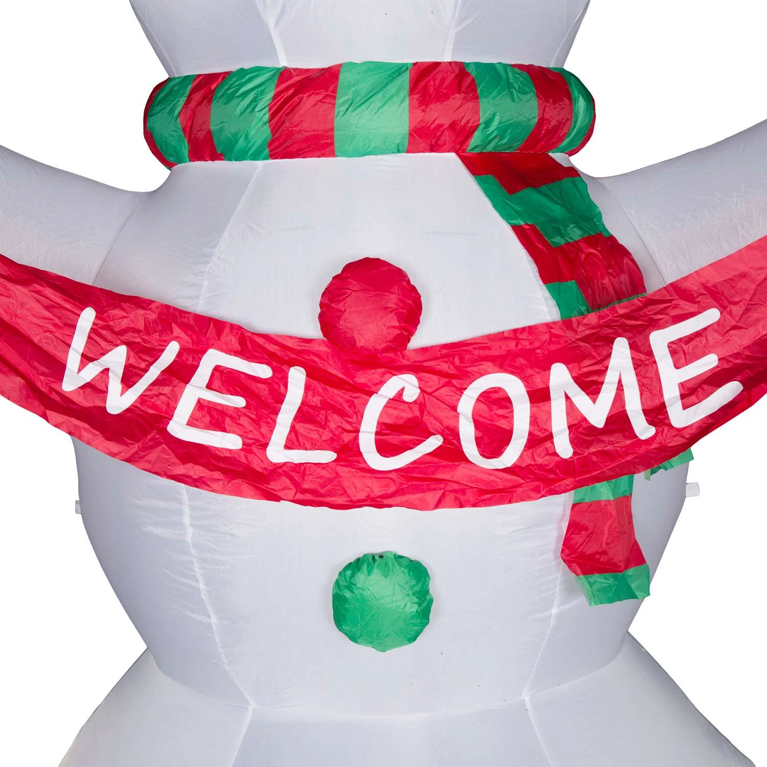 Glitzhome Snowman "Welcome" Banner 141.73 In. Inflatable 8 Glitzhome Snowman "Welcome" Banner 141.73 In. Inflatable - Image 6