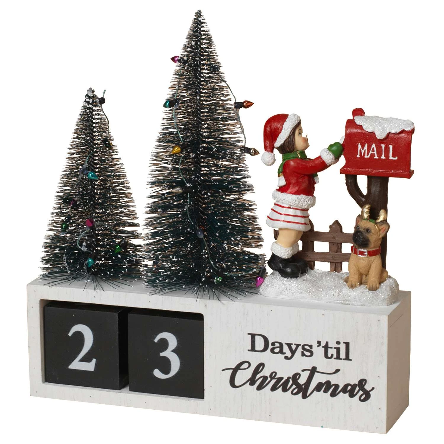 Gerson Multicolored Holiday Countdown Indoor Christmas Decor 9 In. 3 Gerson Multicolored Holiday Countdown Indoor Christmas Decor 9 In.