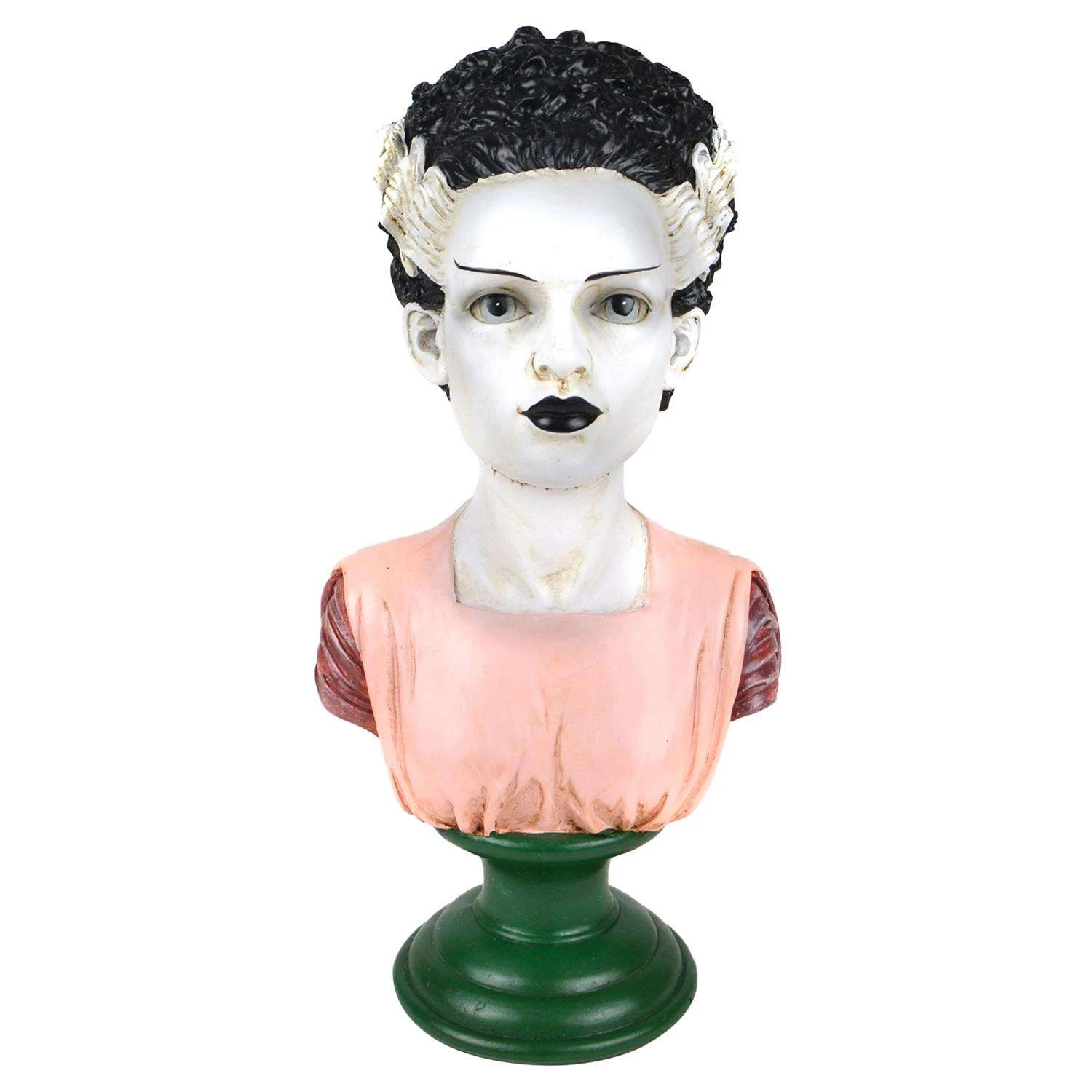 Touch Of Nature 14 In. Frankenstein's Brides Head Halloween Decor 3 Touch Of Nature 14 In. Frankenstein's Brides Head Halloween Decor