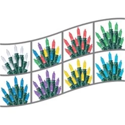 Celebrations Gold LED Mini Multicolored 100 Ct String Christmas Lights 24.75 Ft. 6 Celebrations Gold LED Mini Multicolored 100 Ct String Christmas Lights 24.75 Ft. -Alpine Sales Store 6337568b 031a 48aa 90bf 6398adc547c0