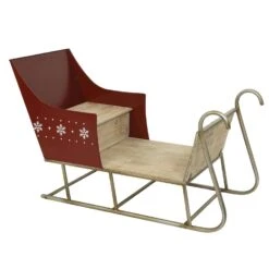 Decoris Multicolored Nordic Sleigh 25.6 In.