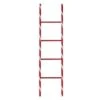 Celebrations Red/White Holiday Stripe Ladder 48 In.