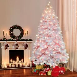 Puleo International 7-1/2 Ft. Full Incandescent 600 Ct White Northern Fir Christmas Tree 5 Puleo International 7-1/2 Ft. Full Incandescent 600 Ct White Northern Fir Christmas Tree -Alpine Sales Store 66992251 a54f 46ad 94e9 2723a34ab8ae