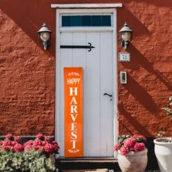 Glitzhome 43 In. Happy Harvest Porch Sign Pathway Decor -Alpine Sales Store 67b0e1da 7ce0 4260 9545 d0e07a5ff016