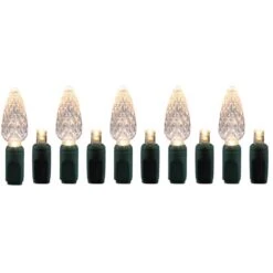 Celebrations Platinum LED C6 Warm White 50 Ct String Christmas Lights 25 Ft. -Alpine Sales Store 67ba36fb d4c0 4b43 8456 35bbdd957610