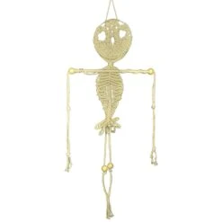 Touch Of Nature 39 In. Skeleton Macrame Halloween Decor