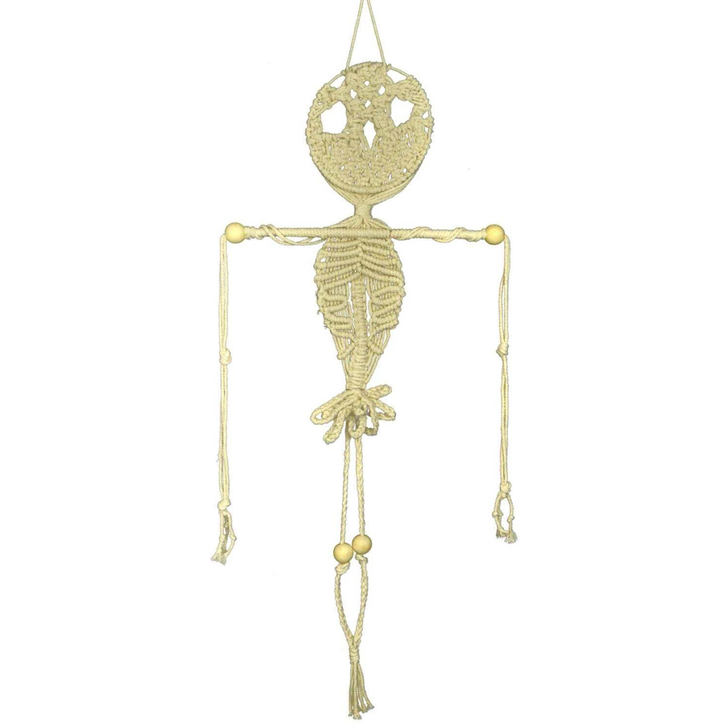 Touch Of Nature 39 In. Skeleton Macrame Halloween Decor 3 Touch Of Nature 39 In. Skeleton Macrame Halloween Decor