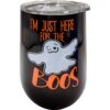 Spoontiques I'm Here Just For The Boos Wine Tumbler 16 Oz 1 Pk