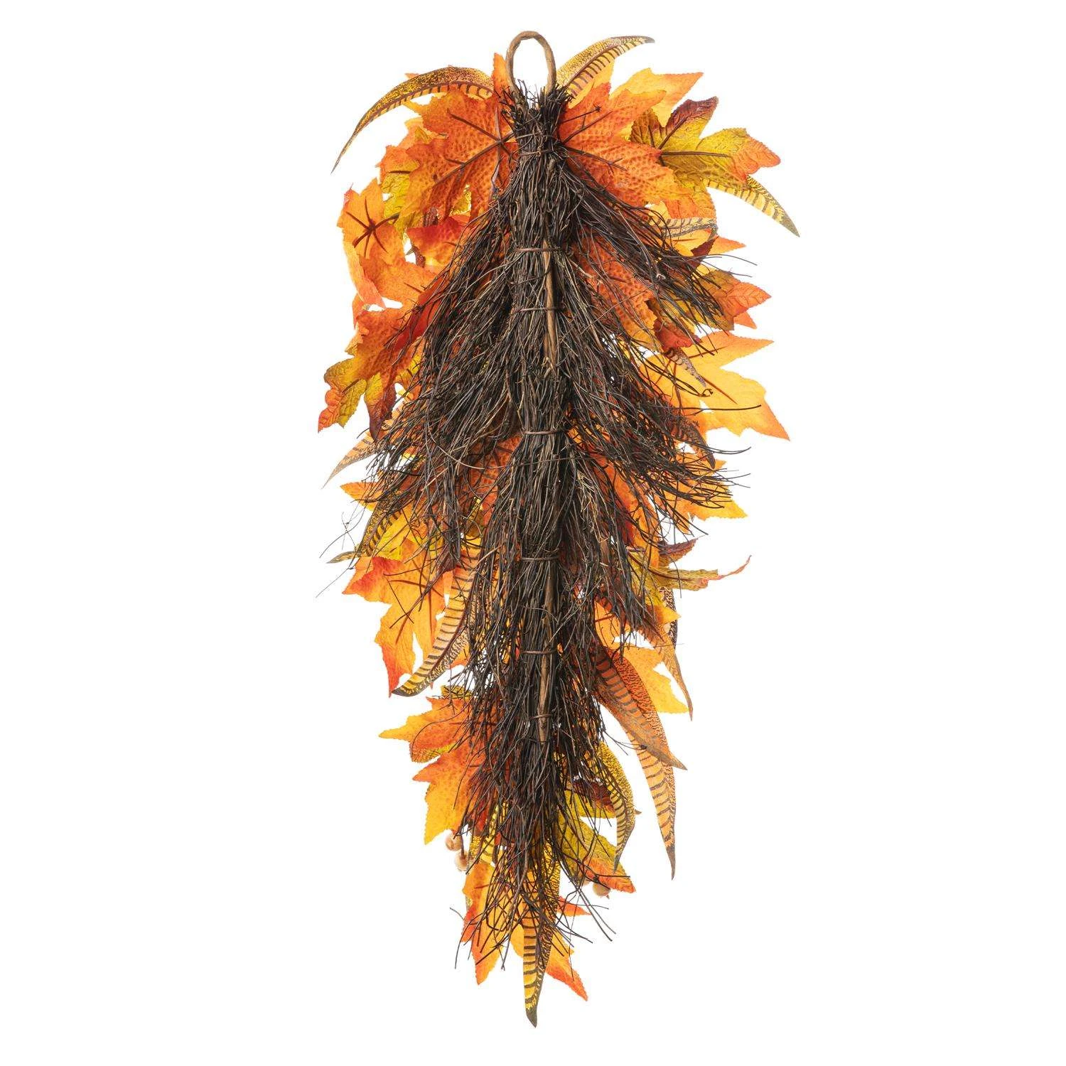 Glitzhome 26 In. Sunflower Pumpkin Leaf Swag Fall Decor 6 Glitzhome 26 In. Sunflower Pumpkin Leaf Swag Fall Decor - Image 4