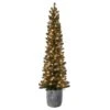 Celebrations 5 Ft. Pencil LED 100 Ct Green Alpine Resin Potted Christmas Tree 2 Celebrations 5 Ft. Pencil LED 100 Ct Green Alpine Resin Potted Christmas Tree -Alpine Sales Store 74978840 9713 40d3 9c50 2fbfe268beb8