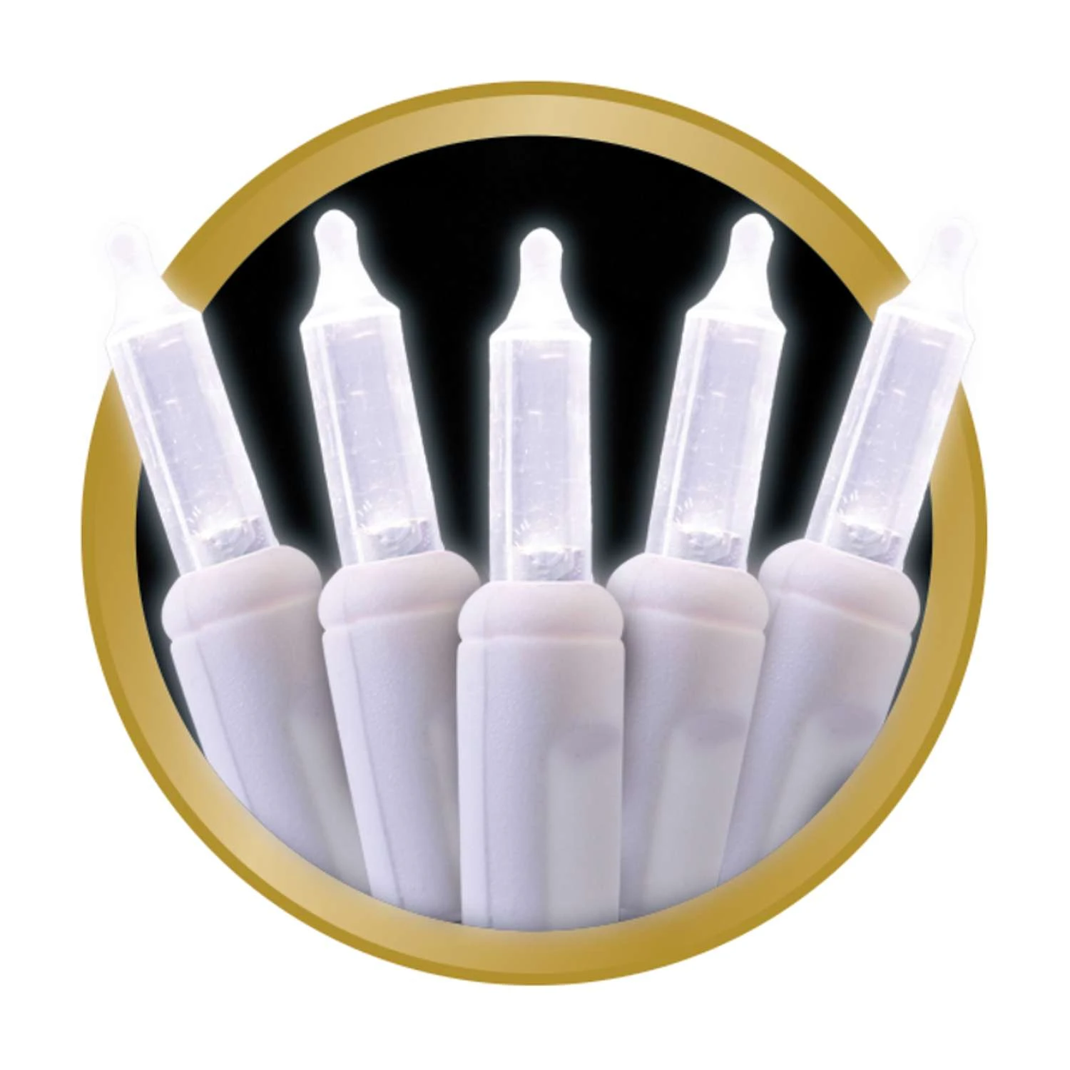 Celebrations Platinum LED T5 Pure White 100 Ct Icicle Christmas Lights 9.5 Ft. 4 Celebrations Platinum LED T5 Pure White 100 Ct Icicle Christmas Lights 9.5 Ft. - Image 2