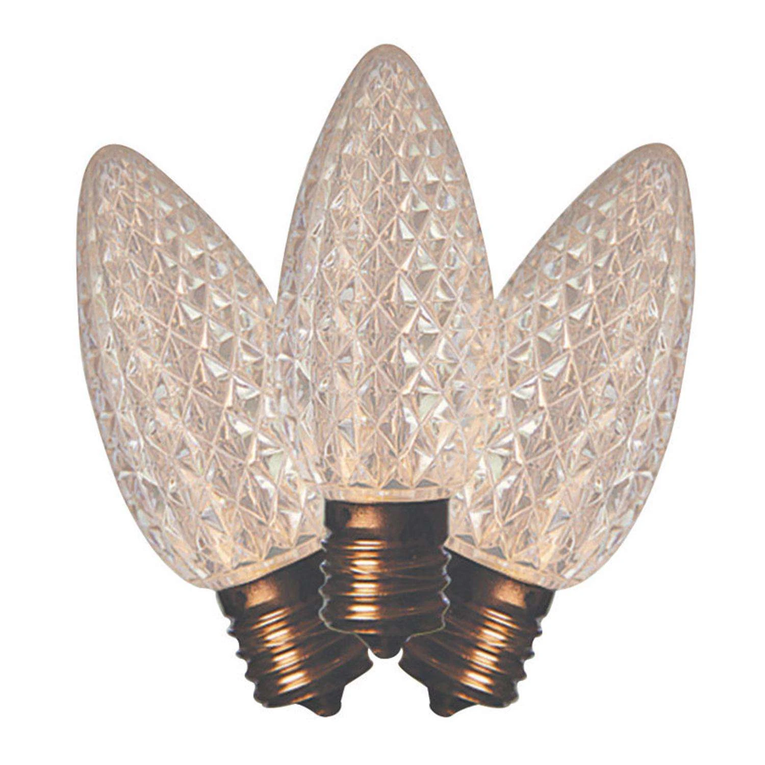 Holiday Bright Lights LED C9 Warm White 25 Ct Replacement Christmas Light Bulbs 3 Holiday Bright Lights LED C9 Warm White 25 Ct Replacement Christmas Light Bulbs