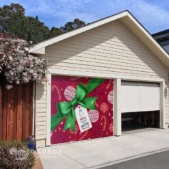 Celebrations Merry Christmas & Happy New Year 7 Ft. X 8 Ft. Garage Door Cover -Alpine Sales Store 7c4df2ea f7a6 4078 adef 94196dde82df