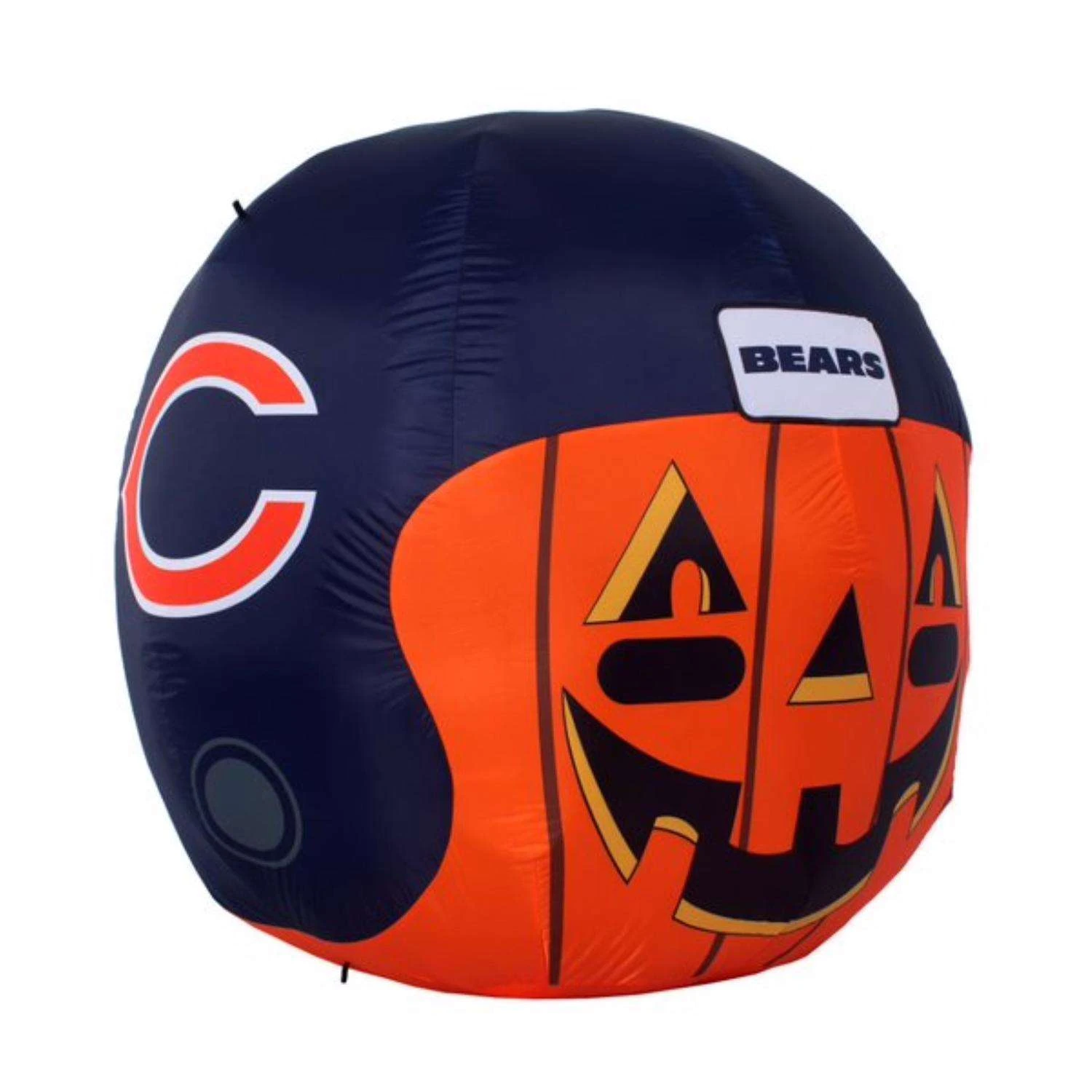 Sporticulture NFL 4 Ft. LED Chicago Bears Jack-O-Helmet Inflatable 4 Sporticulture NFL 4 Ft. LED Chicago Bears Jack-O-Helmet Inflatable - Image 2