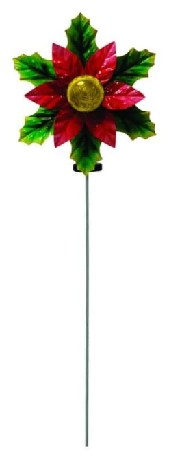 Alpine LED Pointsettia Pathway Decor