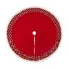 Glitzhome Red/White Polka Dots Tree Skirt 0.39 In. -Alpine Sales Store 7e789e38 529a 4b82 9211 f28614d97611