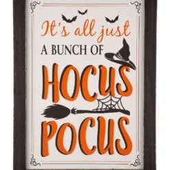 Glitzhome 42.05 In. Hocus Pocus Easel Sign Pathway Decor -Alpine Sales Store 7f6b893c 5c3a 4b1c a4ac b9b84d1605a3