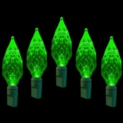 Holiday Bright Lights LED Mini Green 50 Ct Christmas Lights
