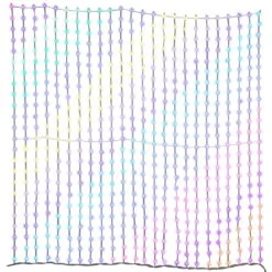 Celebrations LED Multicolored 576 Ct Christmas Lights 4 Ft.