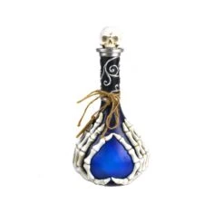 Touch Of Nature 13 In. Spell Bottle With Skeleton Hands Halloween Decor