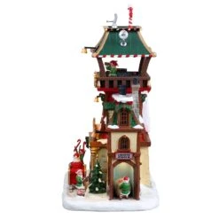 Lemax LED Multicolored North Pole Control Tower Christmas Village 10 In. 7 Lemax LED Multicolored North Pole Control Tower Christmas Village 10 In. -Alpine Sales Store 8d31ef0a 9149 4a3b 8bbe 60380a00b282