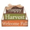 Glitzhome 8.85 In. Happy Harvest Block Set Tabletop Decor -Alpine Sales Store 8e230ab5 207d 4dd9 905f 520a58071a94