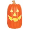 Seasons Yellow 16 In. LED Prelit Scary Pumpkin Halloween Decor -Alpine Sales Store 9030a834 8dda 4955 9697 cb98fbfa4a53