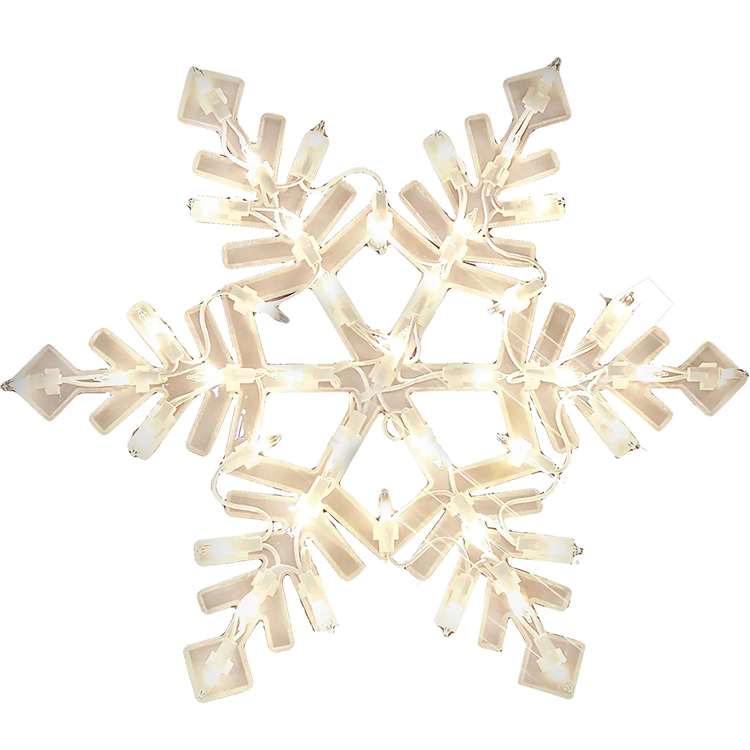 Impact Innovations Snowflake Silhouette 17 In. Hanging Decor 3 Impact Innovations Snowflake Silhouette 17 In. Hanging Decor