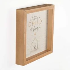 P Graham Dunn Multicolored Unto Us A Child Is Born Indoor Christmas Decor 11 In. -Alpine Sales Store 967e4219 2a38 4c5f bcf1 f1c06303d85d