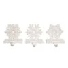 Transpac White Snowflake Stocking Holder 4.72 In. -Alpine Sales Store 9830bffd e787 4368 acd6 b497db613764