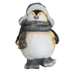 CTM Multicolored Penguin Figurine 15.55 In.