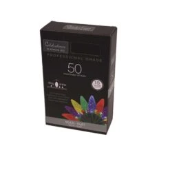 Celebrations Platinum LED C6 Multicolored 50 Ct String Christmas Lights 25 Ft. -Alpine Sales Store 9ddb7d15 2e5c 4313 b52b f8485a423ecd