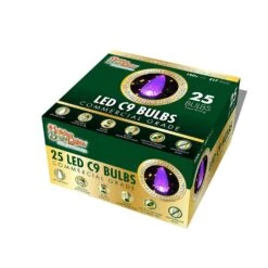 Holiday Bright Lights LED C9 Purple 25 Ct Replacement Christmas Light Bulbs -Alpine Sales Store 9ea5bd9d 91bc 4575 a5e8 5c49e4a52fac