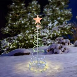 Celebrations LED Multi Spiral RGB Ribbon 4 Ft. Yard Decor 7 Celebrations LED Multi Spiral RGB Ribbon 4 Ft. Yard Decor -Alpine Sales Store a00ff7fa 6e0d 4351 91c9 702e78f15d47