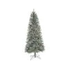 Celebrations 7 Ft. Slim LED 400 Ct Blue Spruce Christmas Tree