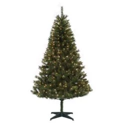 Celebrations Home 7 Ft. Full Incandescent 400 Ct Pre-Lit Monterey Pine Christmas Tree