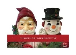 Alpine LED Multicolored Santa/Snowman Busts Animated Decor -Alpine Sales Store a5198b02 19a3 486f 8046 6b790bf6ad20