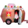 Gemmy LED Gingerbread Trailer 5.5 Ft. Inflatable -Alpine Sales Store a67e2a67 dc4d 4304 adaa 5d3319084d34