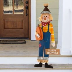 Glitzhome 36 In. Scarecrow Fall Decor -Alpine Sales Store a698b055 7813 4e38 9057 4d2e0106f7ef