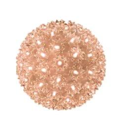 Celebrations LED Warm White Starlight Sphere 7.5 In. Hanging Decor