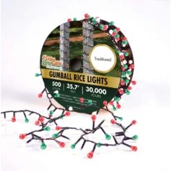 Holiday Bright Lights LED Rice Multicolored 500 Ct String Christmas Lights 35.7 Ft.