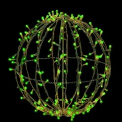 Holiday Bright Lights LED M5 Green 200 Ct Novelty Christmas Lights