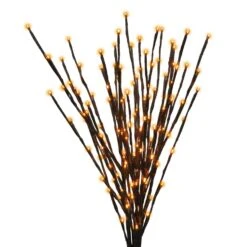 Celebrations Halloween Orange 32 In. LED Prelit Burst Halloween Decor