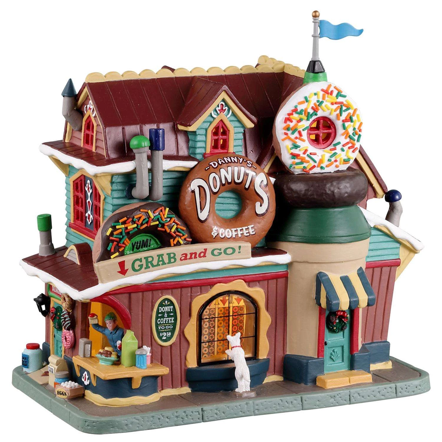 Lemax LED Multicolored Harvest Crossing Christmas Village 8 In. 3 Lemax LED Multicolored Harvest Crossing Christmas Village 8 In.