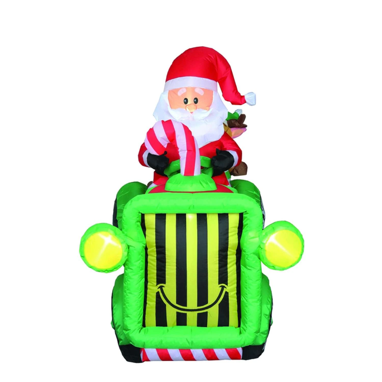 Celebrations Santa With Tractor 6 Ft. Inflatable 3 Celebrations Santa With Tractor 6 Ft. Inflatable