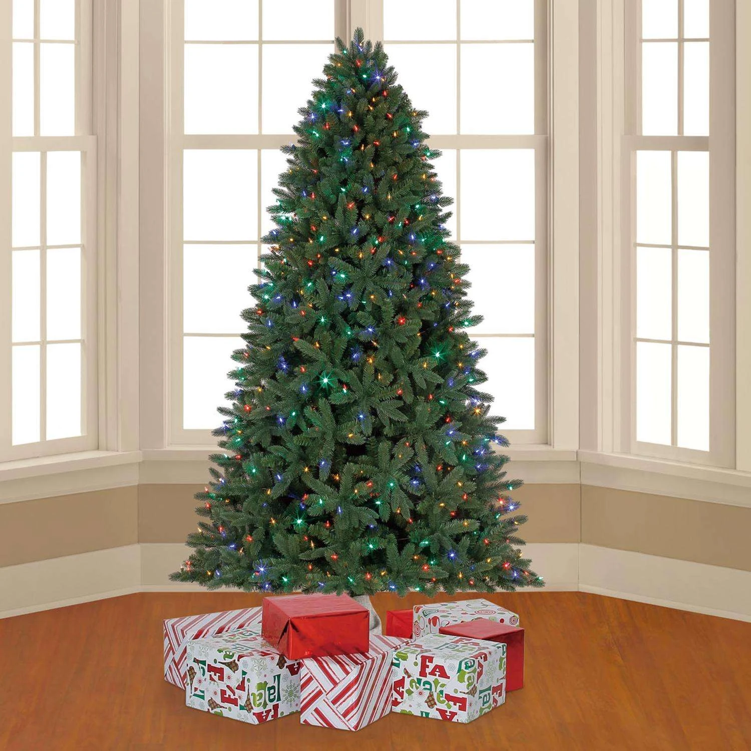 Celebrations 7-1/2 Ft. Full Incandescent 600 Ct Grande Fir Color Changing Christmas Tree 4 Celebrations 7-1/2 Ft. Full Incandescent 600 Ct Grande Fir Color Changing Christmas Tree - Image 2