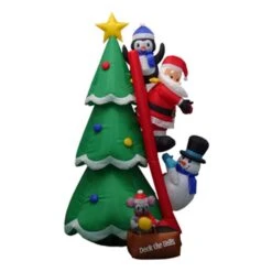 Sienna LED Warm White Penguin/Santa/Snowman 6 Ft. Inflatable