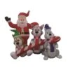 Celebrations Santa With Dogs 6 Ft. Inflatable